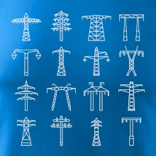 Typy stožiarov vysokého napätia