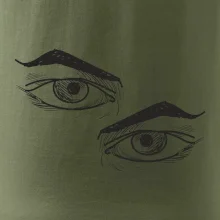 Párový motív - oko naštvané