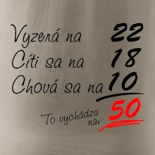 Vyzerá, cíti sa, chová sa - 50 rokov Vyzerá, cíti sa, chová sa - 50 rokov