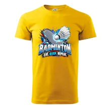 Bedmintonová raketa s košíčkom eat sleep repeat