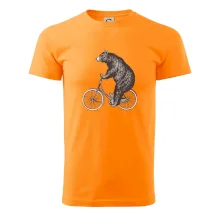 Medveď na bicykli