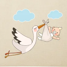 Bocian čakáme bábätko - neutrálne