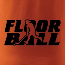 Floorball nápis rovný