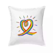 Srdce pride dúha kreslená