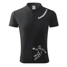 Handball nápis šikmo