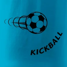 Kickball nápis šikmo