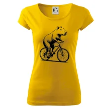 Kapybara na kole černá