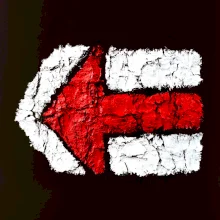 Párová turistická značka  červená Párová turistická značka  červená