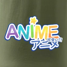 Anime nápis dúhový