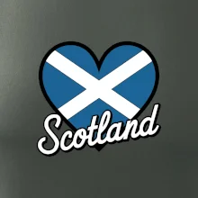 Scotland Srdce s vlajkou