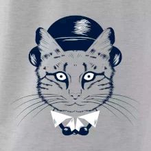 Mačka hipster s klobúkom