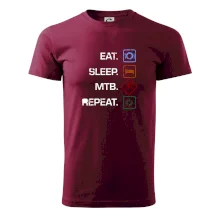 Eat sleep MTB repeat