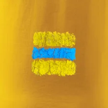 Turistická Cyklo značka - žlto modrá