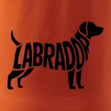 Labrador nápis v tele