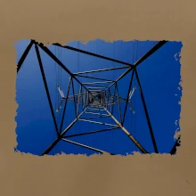 Stožiar vysokého napätia zospodu