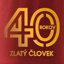 40 rokov zlatý človek
