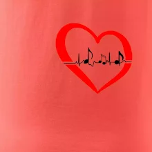 Moje srdce bije pre hudbu - srdce malé