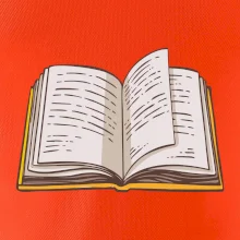 Kniha farebná otvorená Kniha farebná otvorená