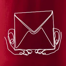 Obálka pôšták jedným ťahom