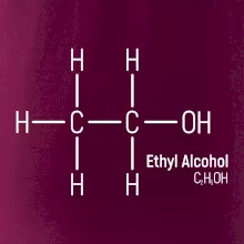 Molekulárna štruktúra Etanol