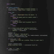 Python Prevodník mien Python Prevodník mien
