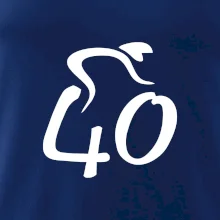 Cyklista oslavuje štyridsiatku (40)