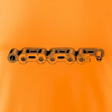 Cyklistická reťaz nákres