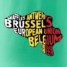 Mapy - názvy miest - Belgicko