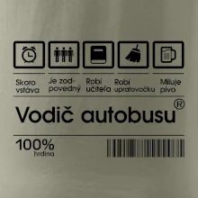 Čiarový kód - Vodič autobusu