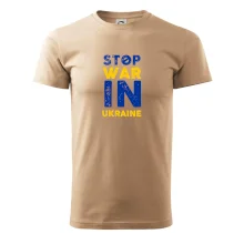 Farebný nápis Stop war in ukraine Farebný nápis Stop war in ukraine