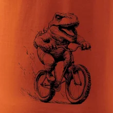 Naštvaný Dinosaurus na bicykli