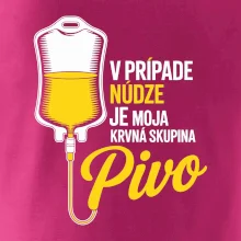 V prípade núdze je moja krvná skupina pivo