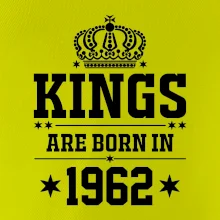 Kings are born in 1962