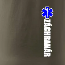 Nápis Záchranár + hviezda