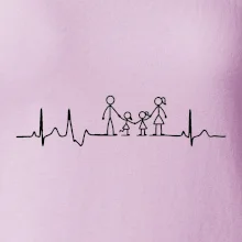 EKG rodina a dve dievčatá