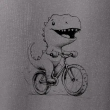 Roztomilý Dinosaurus na bicykli