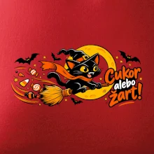 Cukor alebo žart - čierna mačka na metle