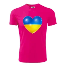 Ukrajina srdce vlajka Ukrajina srdce vlajka