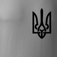 Ukrajina trojzubec prsník