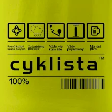 Čiarový kód - cyklista
