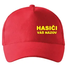 Hasiči - žltý nápis - váš názov zboru