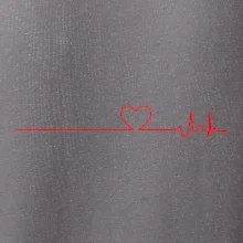 Poker EKG srdce červené Poker EKG srdce červené