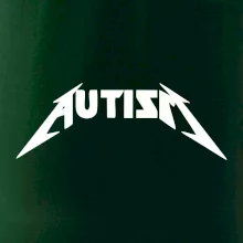 Autism rock nápis