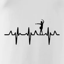 EKG tanečnice salsy