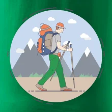 Farebný párový motív na hory