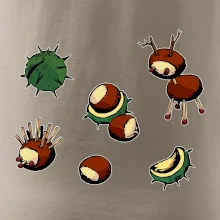 Gaštanové zvieratká - obdĺžnik