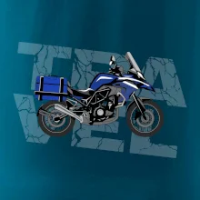 Cestovná enduro modrá