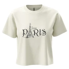 Paris nápis Eiffelovka rovný