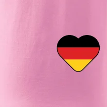 Germany love prso - Nemecká vlajka