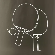 Rakety na stolný tenis jedným ťahom